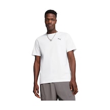 Puma Wardrobe Erkek Beyaz Günlük Stil T-shirt 62964402 Beyaz