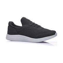 Günlük Erkek Yetişkin Sneaker Büyük Numara 45-50 Spor Ayakkabı Lastik Bağcıklı Nefes Alabilen 110 SİYAH-BEYAZ