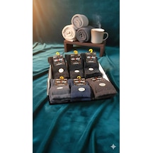 Unisex Modal Soket Çorap, Asorti, 12'li Kutu Set5