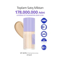 Yarı Parlak Bitişli Nemlendirici Fondöten Layering Fit Foundation Semi Glow No.23 Sand 23 Sand Yarı Parlak Bitişli Nemlendirici Fondöten Layering Fit Foundation Semi Glow No.23 Sand 23 Sand