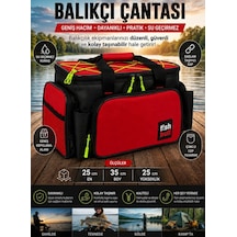 Fish Bull Cepli Balıkçı Çantası Kırmızı Renk
