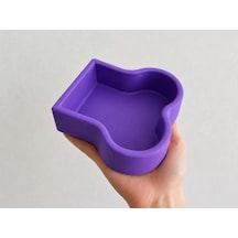 Hubrendy Sh Kemik Model Beton Kedi Köpek Mama Ve Su Kabı - Mor