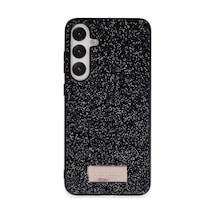 Samsung Galaxy  Uyumlu,  A05s Bright Simli Kapak - Siyah