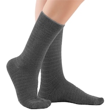 6 Çift Kışlık Bayan Çorap Kadın Çorap Kalın Ters Havlu Çorabı-36-39-Karışık Renk