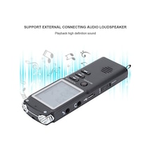 Createtech 16 Gb/32 Gb Dijital Ses Kaydedici Usb Şarj Özellikli Taşınabilir Kayıt Cihazı