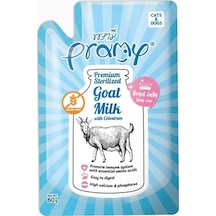 Pramy Yavru Kediler ve Köpekler İçin Kolostrum ve Arı Sütlü Keçi Sütü 60 G