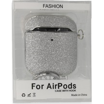 Newface Apple Uyumlu Airpods 2 2.nesil Spell Simli Kılıf - Gümüş Gümüş