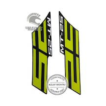 Hades Motosiklet Aksesuarları Yamaha Mt25 Sticker Seti Sarı