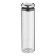 Cam Saklama Kabı, 2 L, 36 Cm, Kapaklı Cam Kavanoz, Geniş Dolum Ağızlı, Kahve Çekirdeği Ve Müsli Saklama Kabı Diğer