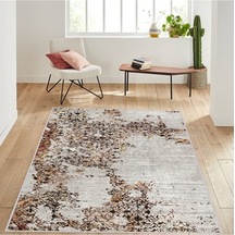 Rovigo Home Dijital Baskı Kaymaz Taban Salon Halısı Rvg1512 Çok Renkli