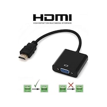 HDMI TO VGA KABLO ÇEVİRİCİ DÖNÜŞTÜRÜCÜ Hdmı Hdmi To Vga