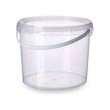 Boş Şeffaf Kova / Kutu Ambalaj 530 ML 10 Adet