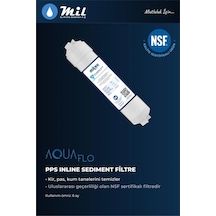 AquaFlo Kapalı Kasa Cihazlar Için 1. Aşama 12" Pps Ön Filtre