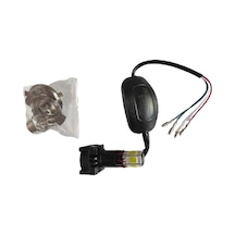 Kuba Black Cat Cross Motosiklet Led Xenon Far Beyaz Çakar