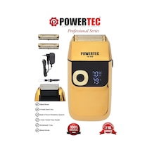 Powertec TR-550 Şarjlı Günlük Sakal Sinekkaydı Tıraş Hassas Düzeltici Döner  Başlık