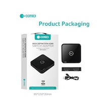 4k 60hz Hdmı 2.0 Çift Yönlü Switch Splitter Çift Yönlü Monitör Çoklayıcı Ps5 Ve Pc Uyumlu Ekran Çoklayıcı Değiştirici