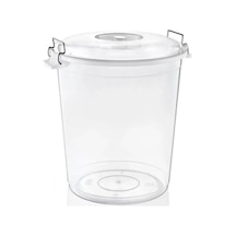 Plus Şeffaf Bakliyat Kovası 50 Litre Royaleks-asd173