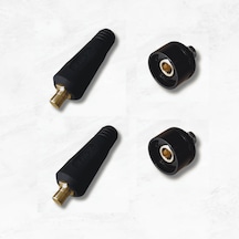 10-25 Kaynak Makina Jack Kablo Bağlantı Elemanı - 2 Takım