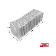 11 Gözlü Çekmece Ve Dolap Içi Akordiyon Düzenleyici Organizer S Beden Kumaş 11 X 12 Beyaz Tr Diğer
