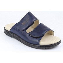 Ortopedik Diyabetik Erkek Terlik Lacivert Dia 022 Lacivert