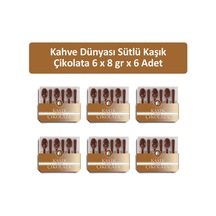 Kahve Dünyası Sütlü Kaşık Çikolata 6'lı 6 x 8 G