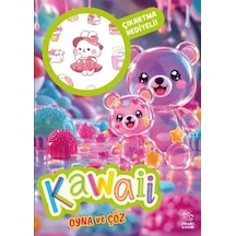 Kawaii - Oyna Ve Çöz Çıkartmalı Etkinlik Kitabı - Dppq-901236