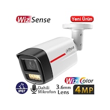 Dahua Ipc-hfw2449tl-s-led-pro-0360b 4mp 3.6mm Sdkart Dahili Mik.wız Smd Sanal Sınır Bullet-50mt