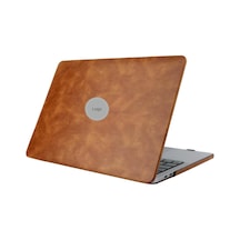 Macbook Air Kılıf 13 İnç Deri Leat01 Eski Usb Girişli Model 2010-2017 A1369 A1466 İle Uyumlu Kahverengi Belirtilmemiş