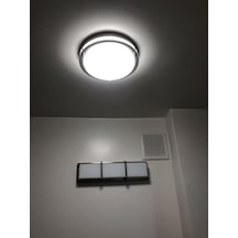 Elektrikle Çalışır Radar Sensörlü Karanlıkta Hareket Gördükçe Yanar 24 Watt Modern Tasarım Led Aplik Beyaz - Siyah