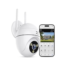 Güvenlik Kamerası 1440p Mobil Kontrol Hareket Takipli Gece Görüşlü Dış Mekan Kamera X7268