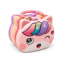 Sevimli Unicorn Metal Kumbara Asma Kilitli