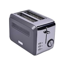 Gem Titan 2 Dilim Ekmek Kızartma Makinesi 980 W, Paslanmaz Çelik Gövde Gümüş