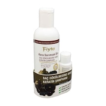 Fiyto Kara Sarımsak Özlü Saç Dökülmesi Keratin Şampuanı 500 ml Serum Hediyeli