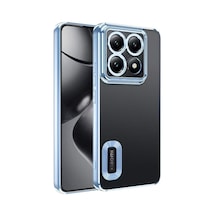 Xiaomi 14t Pro Kılıf Kamera Lens Korumalı Logo Gösteren İnce Hafif Celikaksesuar Sierra Mavi