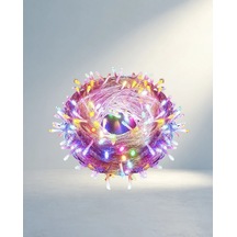 Şeffaf Kablo İle Dekoratif Peri Led 5 M 50 Ampul .