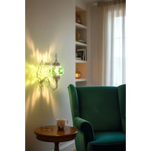 Beyaz Renk Aplik Yeşil - 821590560 Yeşil