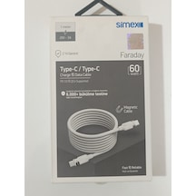 Type C Uçlu Şarj Ve Data Kablosu Kendinden Toplanır 60 W