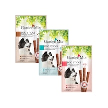 Kuzu-somon-dana Aromalı 3lü Stick Köpek Ödülü 3lü Paket