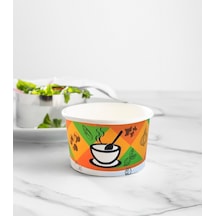 12 Oz Çorba Kasesi + Kapak - 250 Adet Çok Renkli