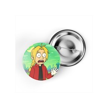 Edward Elric - 44 Mm İğneli Çanta Rozeti - 5 Adet Diğer