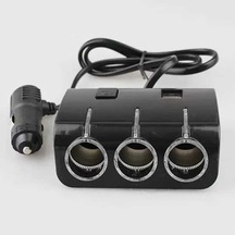 Çakmak Çogaltıcı Soket Kablolu 3 Lü + 2usb 12v