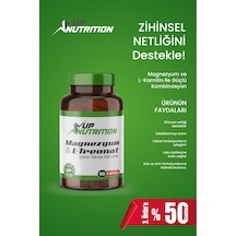 Magnezyum Magnesium L-threonate Vejeteryan 90 Bitkisel Kapsül Magnezyum L-treonat