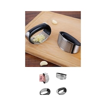 Paslanmaz Çelik Sarımsak Ezici Presi Parçalayıcı Doğrama Aleti Çok Renkli