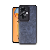 Oppo Reno 11f Uyumlu Kılıf Aras Deri Kapak - Lacivert