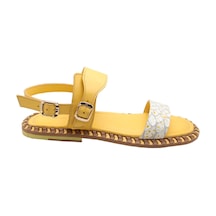 Kemal Tanca 862 J-4 Kadın Sandalet Sarı