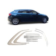 Skoda Scala Cam Çıtası Çerçevesi Komple Set Kromu Nikelajı