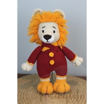 Aleylife Amigurumi Taraftar Bebek Sarı Kırmızı