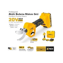 Sgs 5555 Akülü Budama Makası 20v Kömürsüz Motor