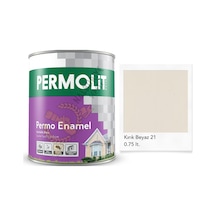Permolit Enamel Sentetik Yağlı Boya Kırık Beyaz 0.75 Lt. 0.75 L