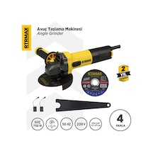 Rtrmax RTM102 Avuç Taşlama Makinası 115 mm 750 W